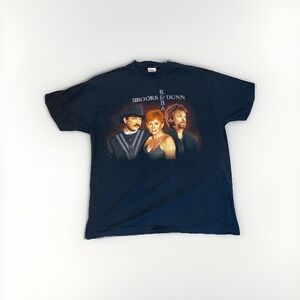VTG 90s Brooks & Dunn‎ Reba 1998 Tour T-Shirt Mens XL Single Stitch Country